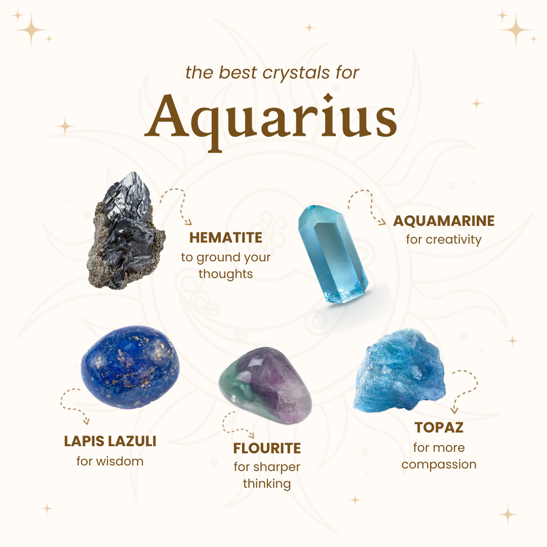 Unlock Aquarius Power: Top Crystals for Unleashing Your Inner Genius