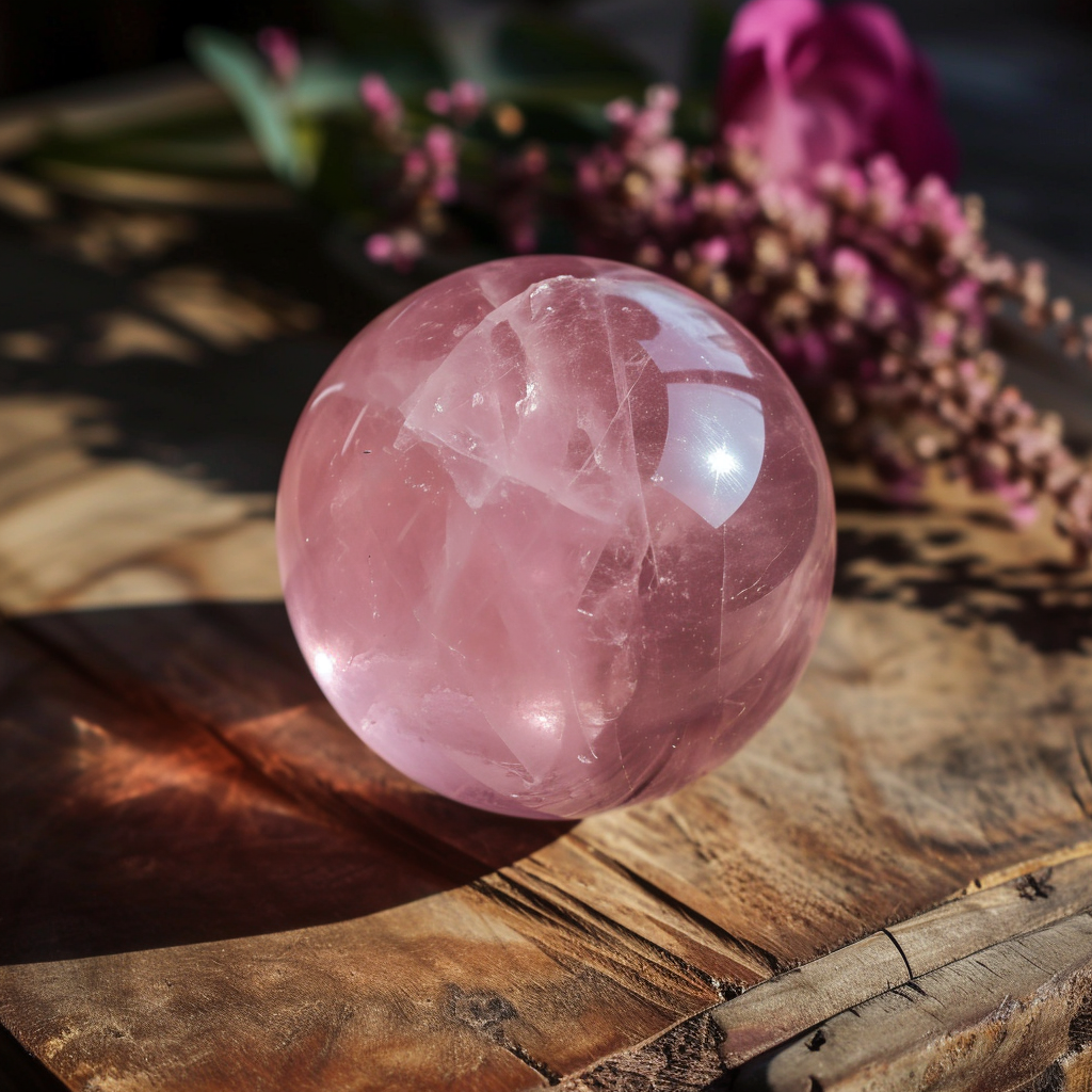 Ethical Rose Quartz Crystal Sphere