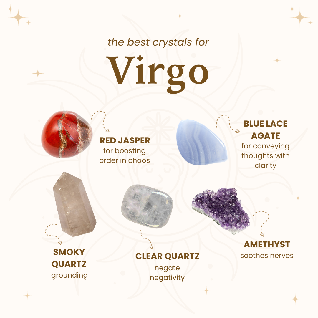 Top Crystals for Virgo: Amplify Balance & Grounding
