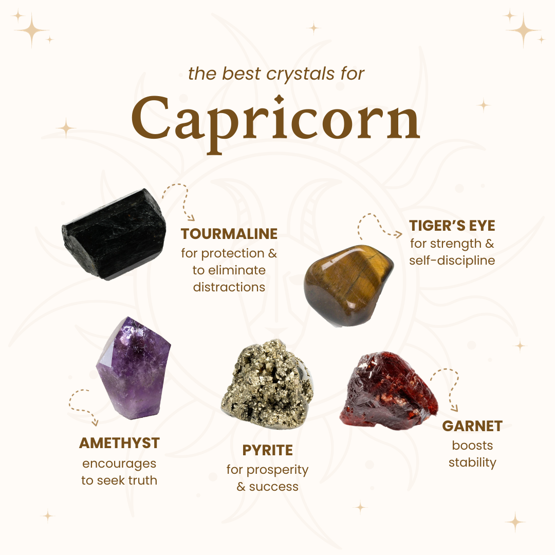 Boost Capricorn Success: Top Crystals for Ambition & Discipline