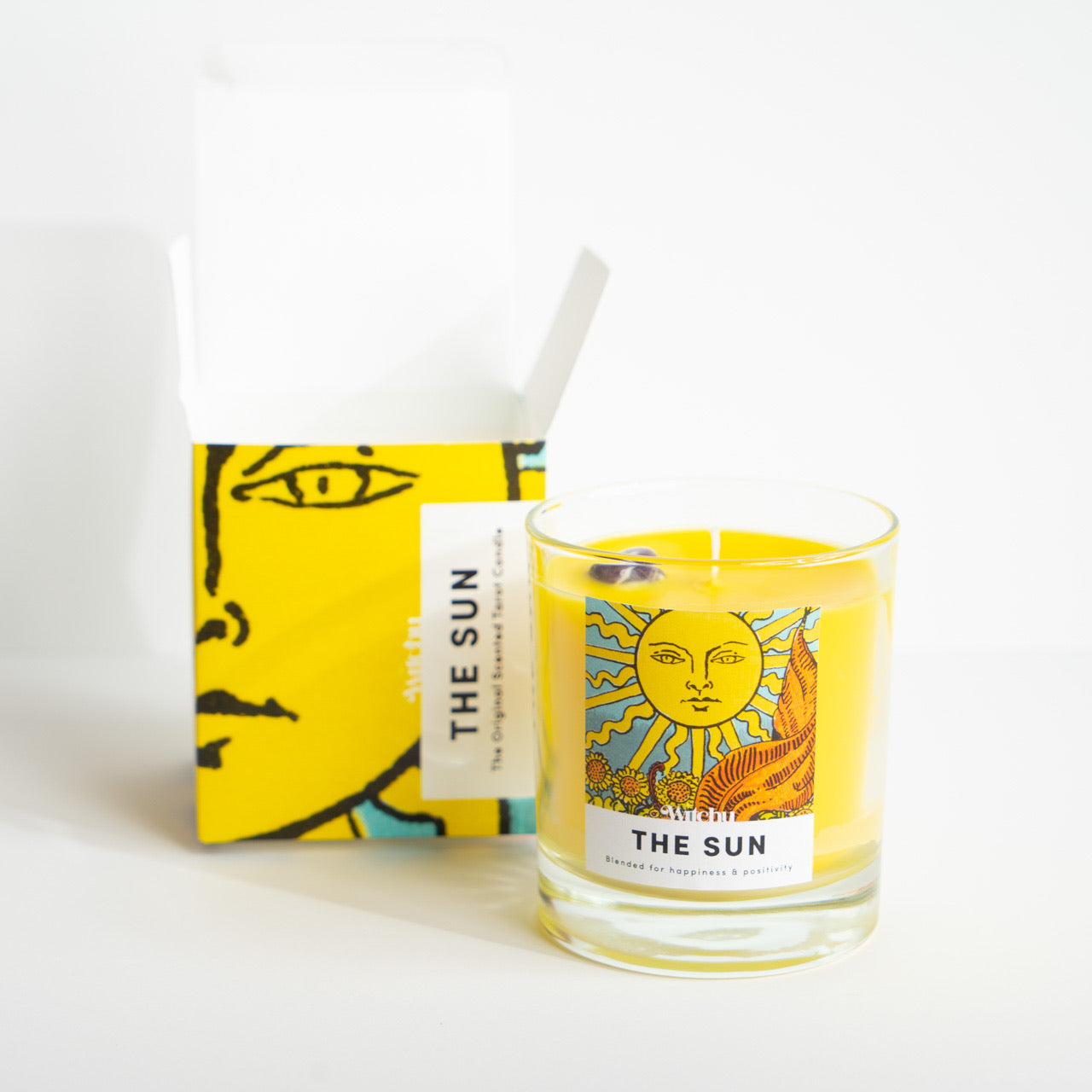 The Sun Tarot Candle for Happiness & Positivity