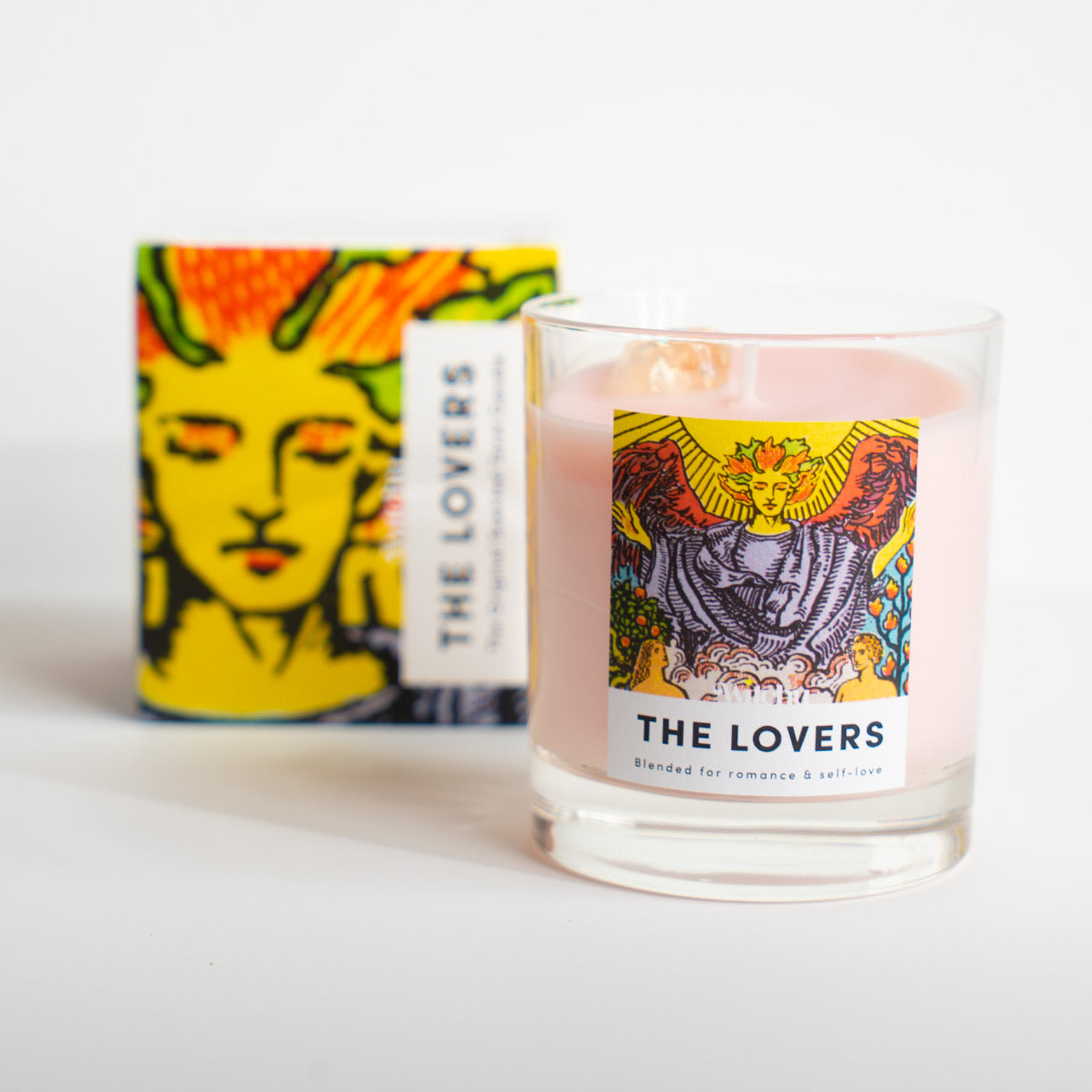 The Lovers Tarot Candle for Self-Love and Romance