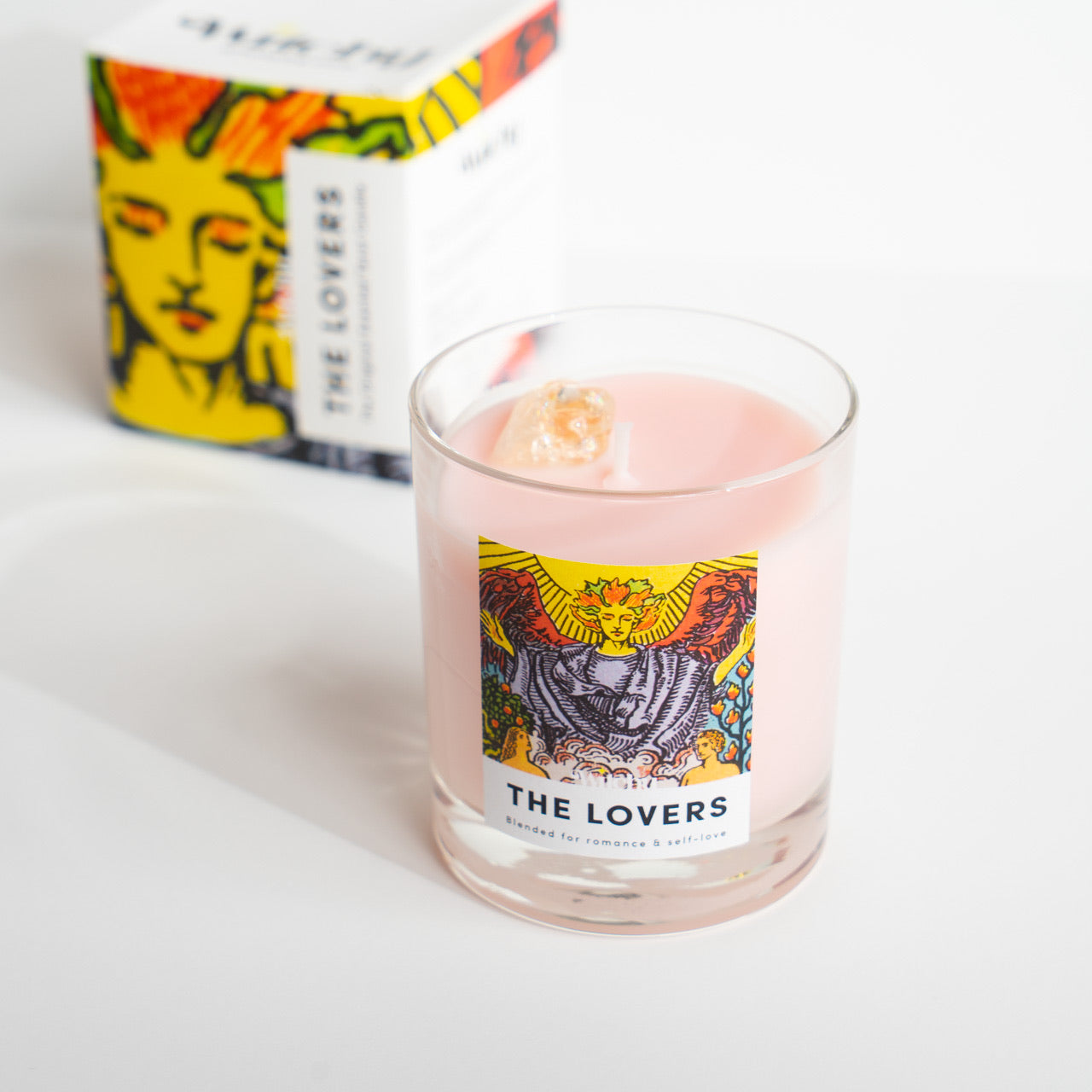 The Lovers Tarot Candle for Self-Love and Romance
